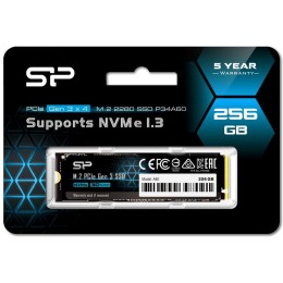 Твердотельный диск 256GB Silicon Power P34A60, M.2 2280, PCI-E 3x4 [R/W - 2200/1600 MB/s]
